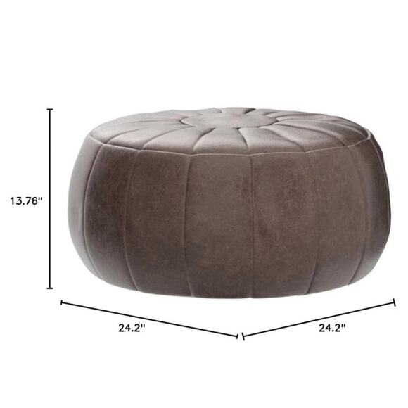ROTOT Decorative Pouf, Ottoman, Bean Bag Chair,Foot Rest, Storage Unstuffed NEW - Picture 4 of 8
